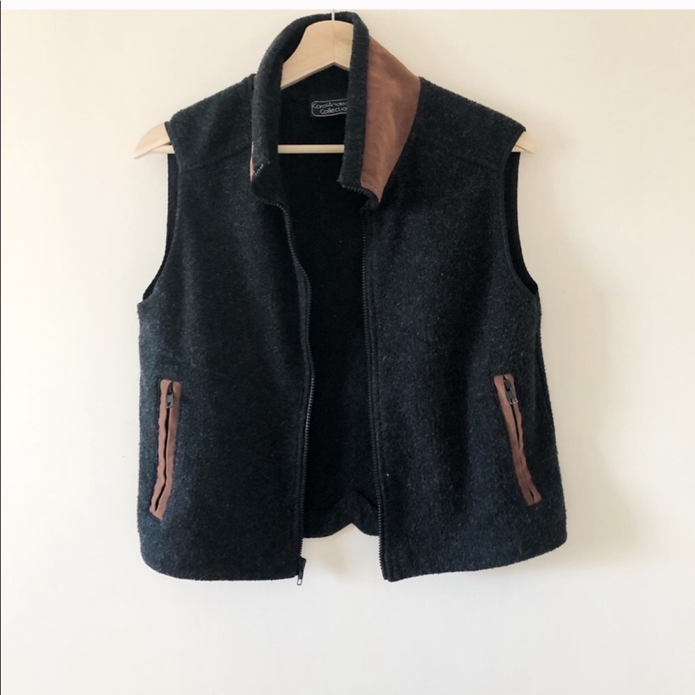 VINTAGE Carol Anderson Fleece Vest 36A